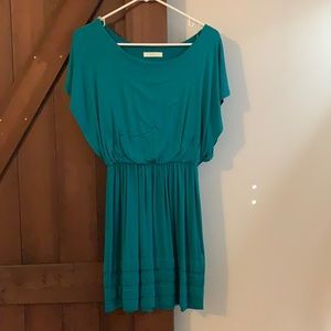 Lush teal dress